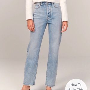 Abercrombie The Dad High Rise Jeans Size 25